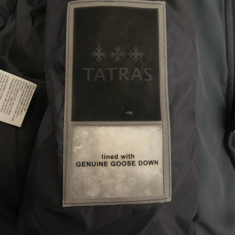 TATRAS タトラス 20AW MTK20A4191 NESTORE ネストーレ ラクーンファーフード ダウンコート ダウンジャケット ブルー系 05【中古】