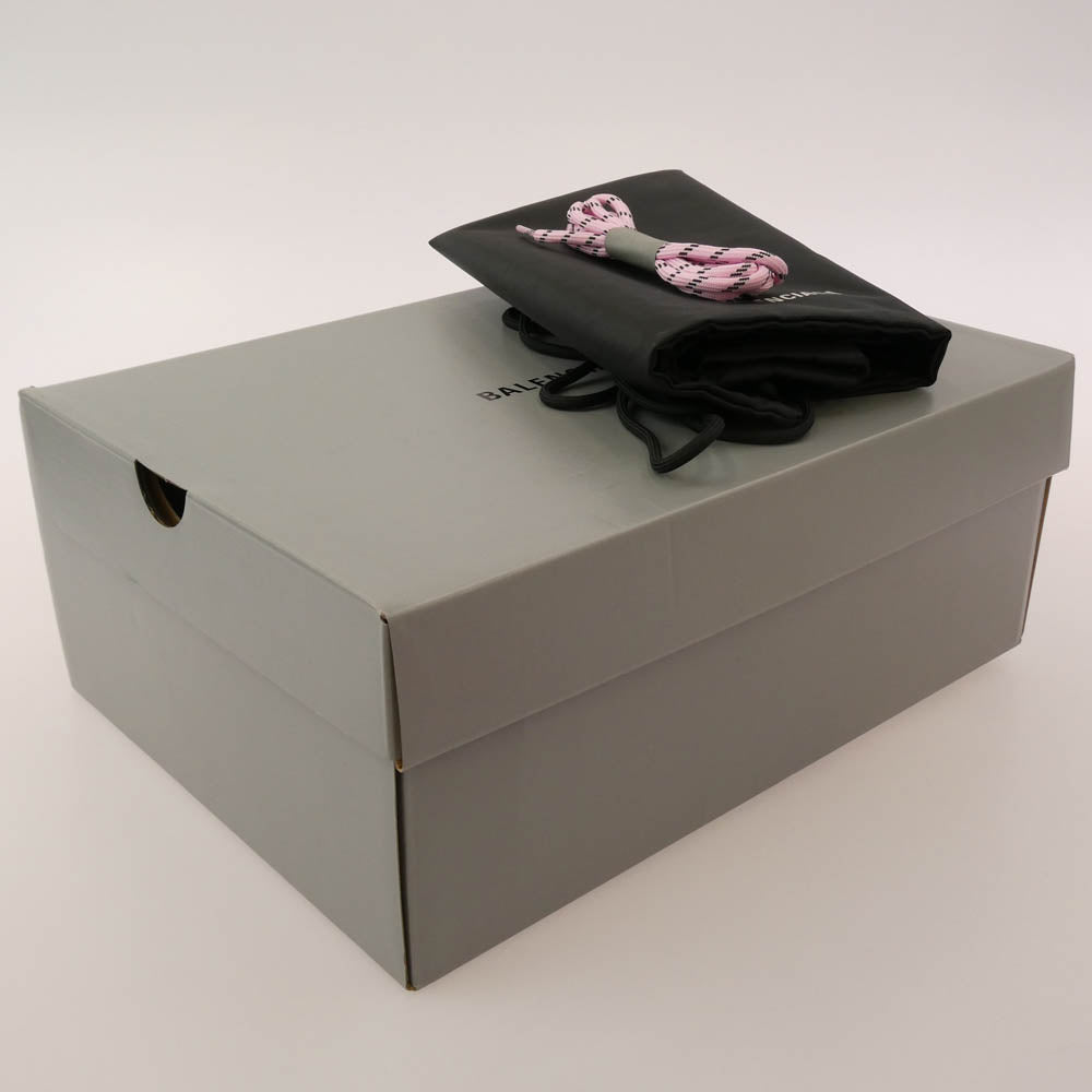 BALENCIAGA バレンシアガ 【フェイクバスターズ鑑定済み】TRIPLE S TRAINERS FUR トリプルS トリプルエス フェイクファー スニーカー ピンク系 24cm【極上美品】【中古】