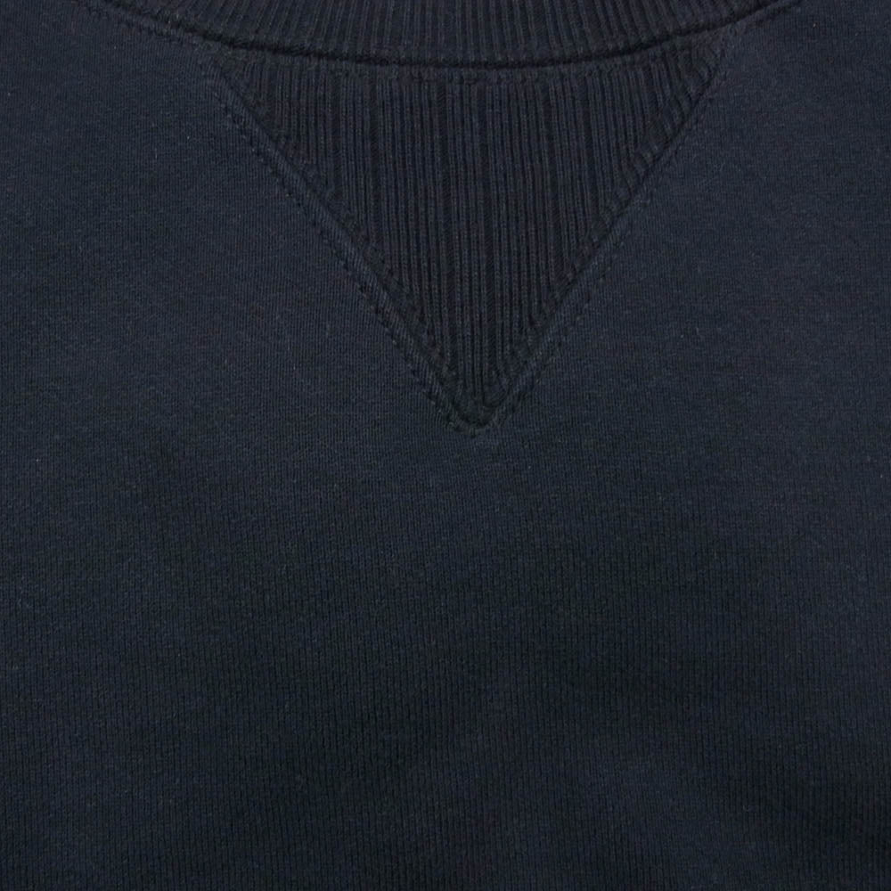 アメリカンドリーム 両V クルーネック　セットイン スウェット ダークネイビー系 L【中古】