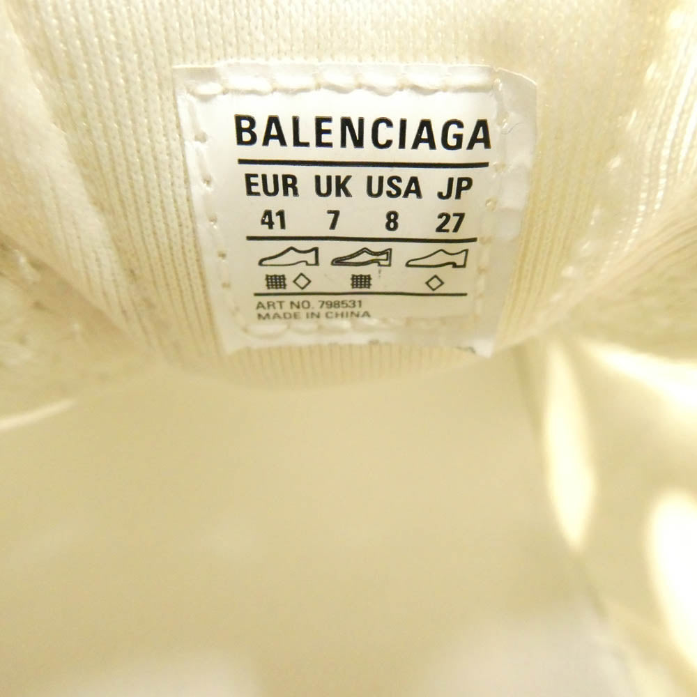 BALENCIAGA バレンシアガ 798531 W3XSO 3XL Slip On Sneaker スリッポン スニーカー グレー系 41(27cm)【極上美品】【中古】