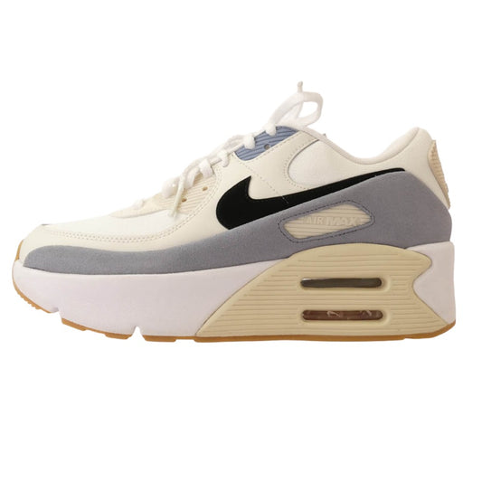 NIKE ナイキ FD4328-106 WMNS AIR MAX 90 LV8 ウィメンズ エアマックス90 スニーカー ホワイト系 グレー系 28.5cm【美品】【中古】