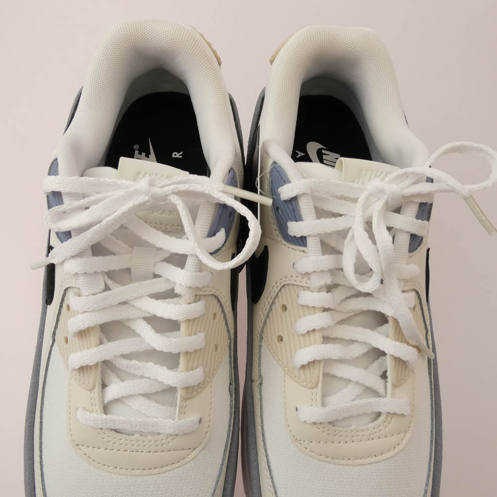 NIKE ナイキ FD4328-106 WMNS AIR MAX 90 LV8 ウィメンズ エアマックス90 スニーカー ホワイト系 グレー系 28.5cm【美品】【中古】