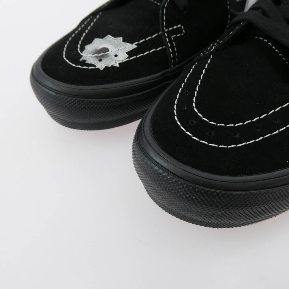 Supreme シュプリーム 25SS VN0A5KS1BLK Vans Nate Lowman Skate Grosso Mid バンズ ネイトロウマン スケート グロッソ ミッド スニーカー ブラック系 30cm【新古品】【未使用】【中古】