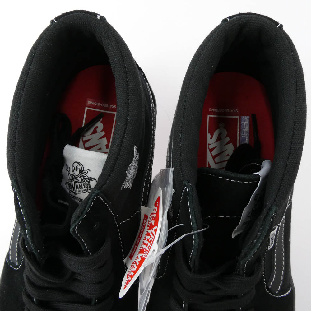 Supreme シュプリーム 25SS VN0A5KS1BLK Vans Nate Lowman Skate Grosso Mid バンズ ネイトロウマン スケート グロッソ ミッド スニーカー ブラック系 30cm【新古品】【未使用】【中古】