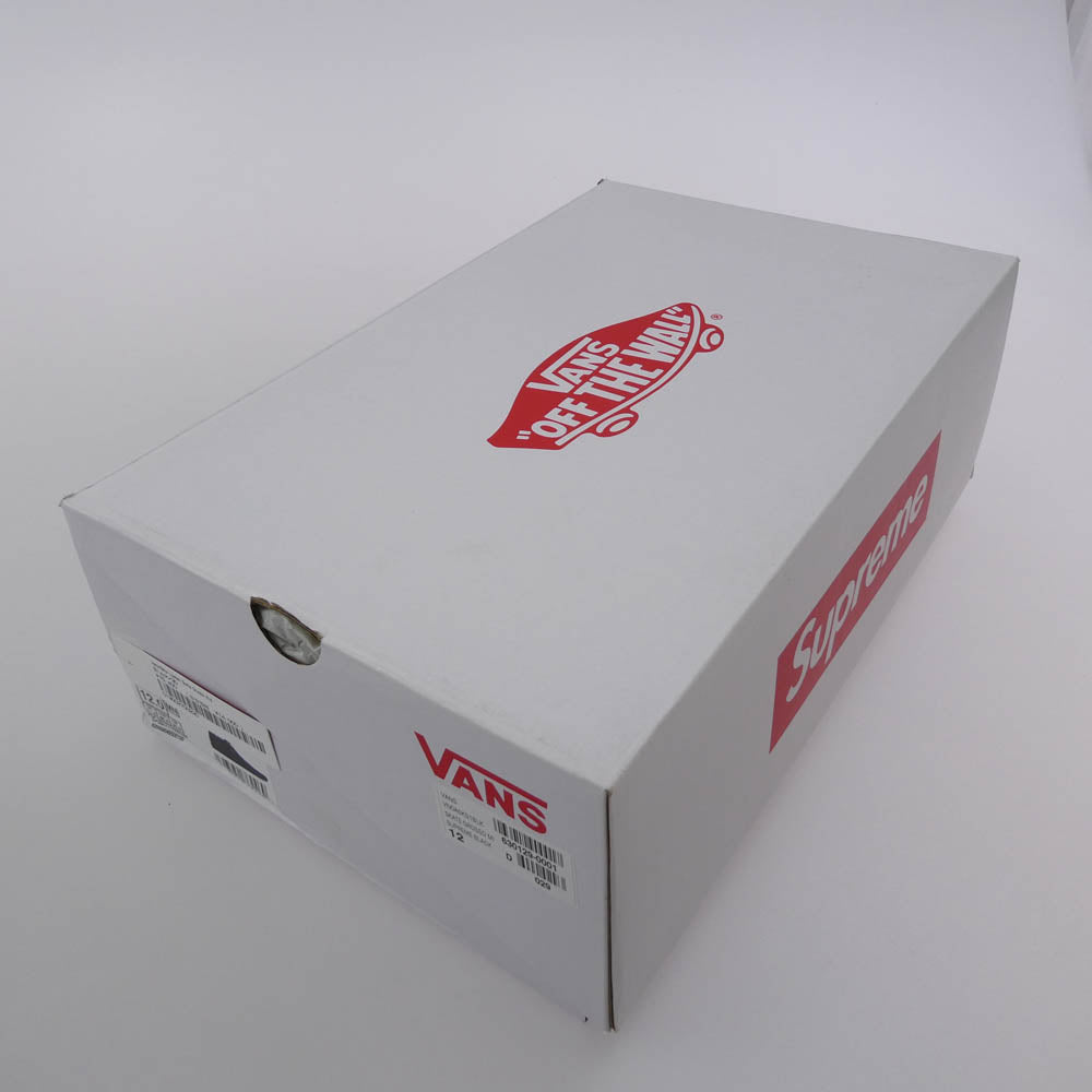 Supreme シュプリーム 25SS VN0A5KS1BLK Vans Nate Lowman Skate Grosso Mid バンズ ネイトロウマン スケート グロッソ ミッド スニーカー ブラック系 30cm【新古品】【未使用】【中古】