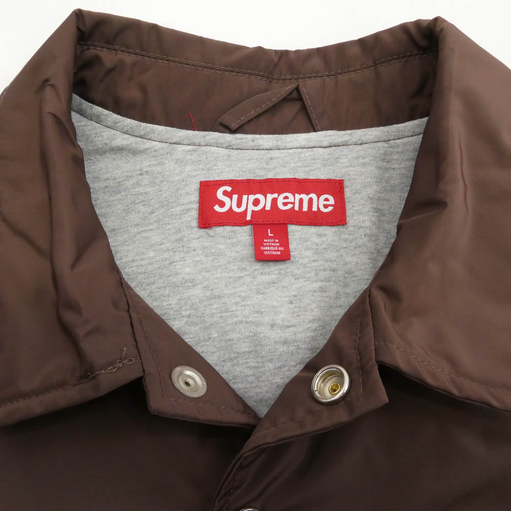 Supreme シュプリーム 24AW Crest Coaches Jacket クレスト コーチ ジャケット ブラウン系 L【新古品】【未使用】【中古】