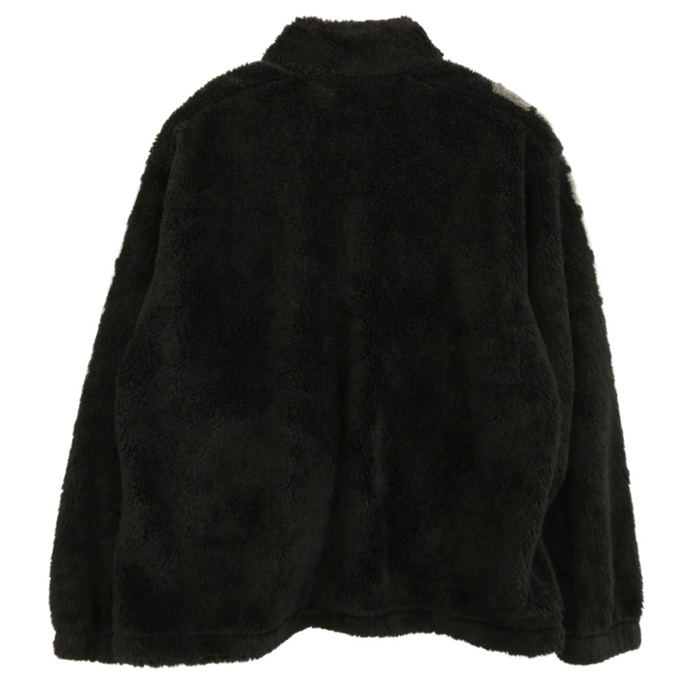 Supreme シュプリーム 25SS Shoulder Logo Fleece Jacket ショルダー ロゴ フリース ジャケット ブラック系 L【極上美品】【中古】