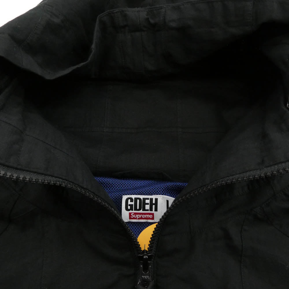 Supreme シュプリーム 25SS × GOODENOUGH Patchwork Jacket グッドイナフ パッチワーク フーデッド ジャケット ブラック系 L【新古品】【未使用】【中古】