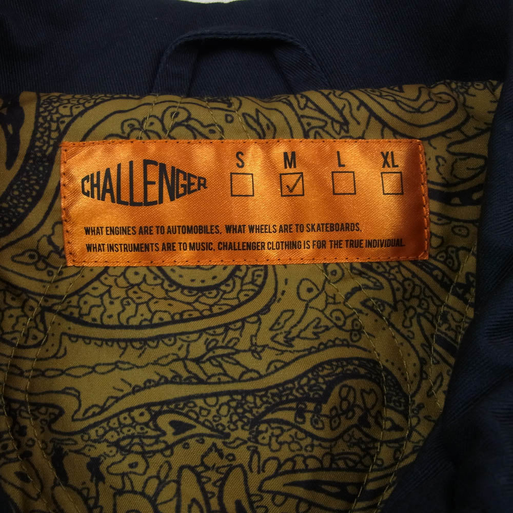 CHALLENGER チャレンジャー CLG-JK 021-008 TECHNICAL JACKET テクニカル ジャケット ネイビー系 M【中古】