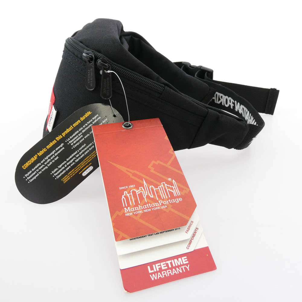 Manhattan Portage マンハッタンポーテージ Eric Haze エリックヘイズ ボディバッグ ウエストバッグ ブラック系【極上美品】【中古】