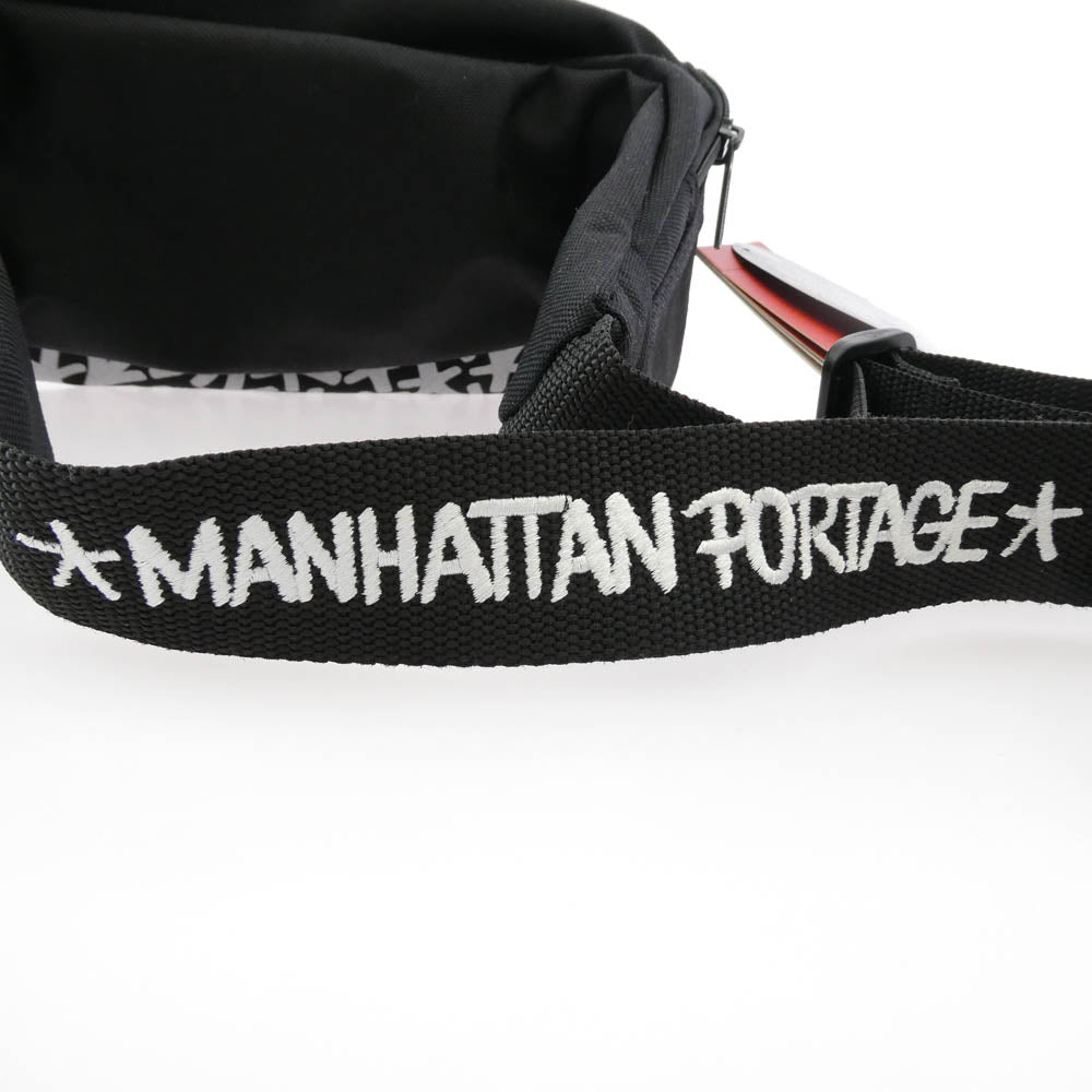 Manhattan Portage マンハッタンポーテージ Eric Haze エリックヘイズ ボディバッグ ウエストバッグ ブラック系【極上美品】【中古】
