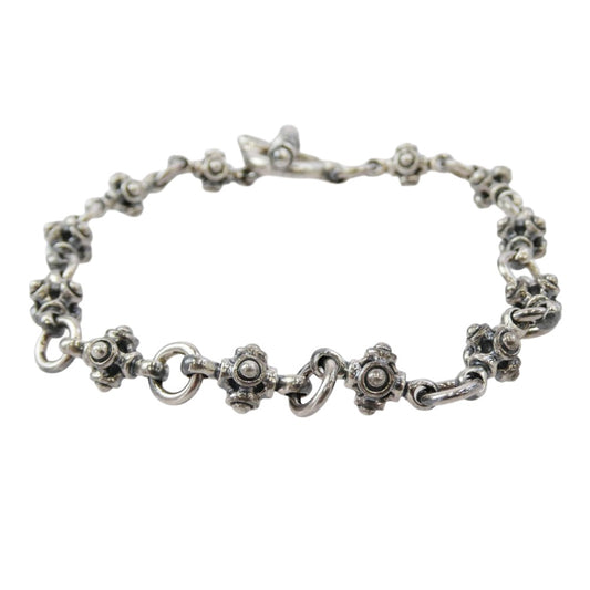 DEAF BREED デフブリード 12リンク Tバー ブレスレット シルバー系【中古】