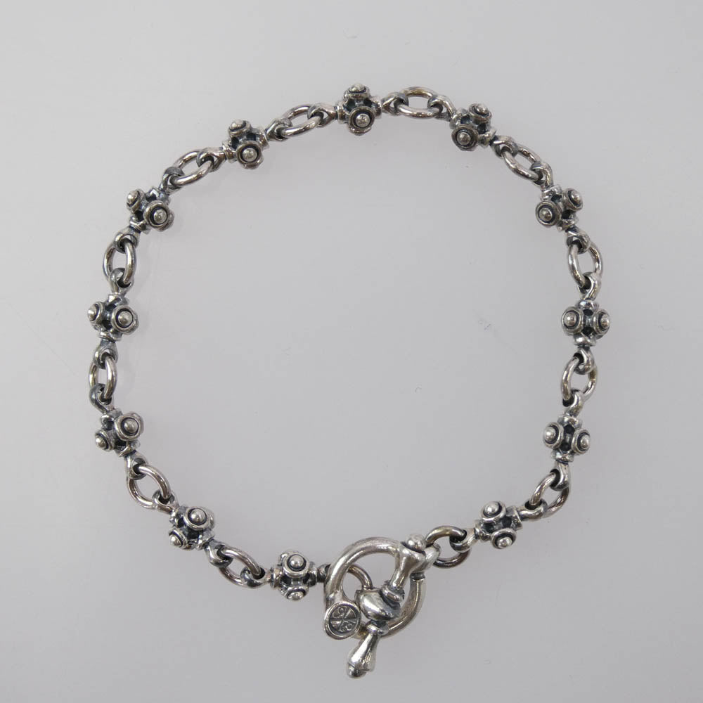 DEAF BREED デフブリード 12リンク Tバー ブレスレット シルバー系【中古】