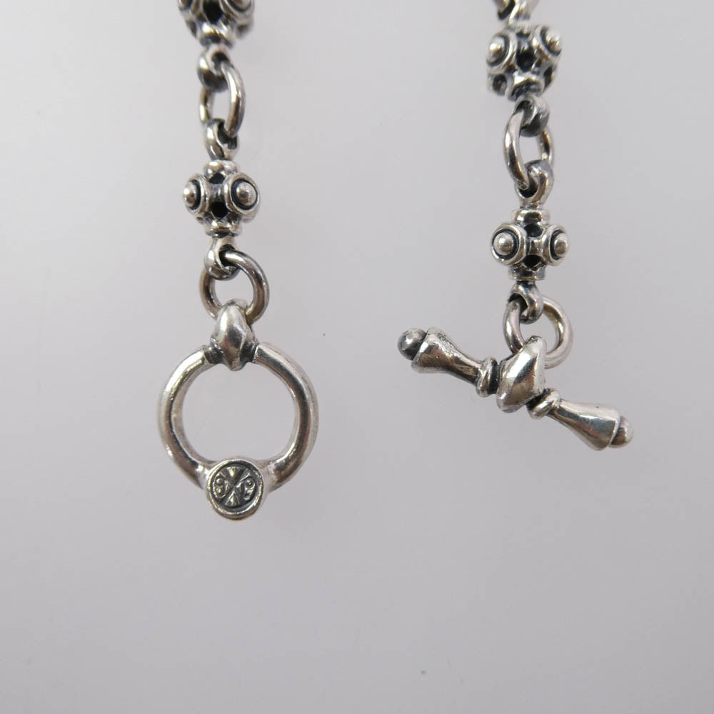 DEAF BREED デフブリード 12リンク Tバー ブレスレット シルバー系【中古】