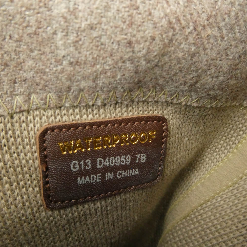 COLE HAAN コールハーン water proof レザー ロング ブーツ ダークブラウン系 7B【中古】