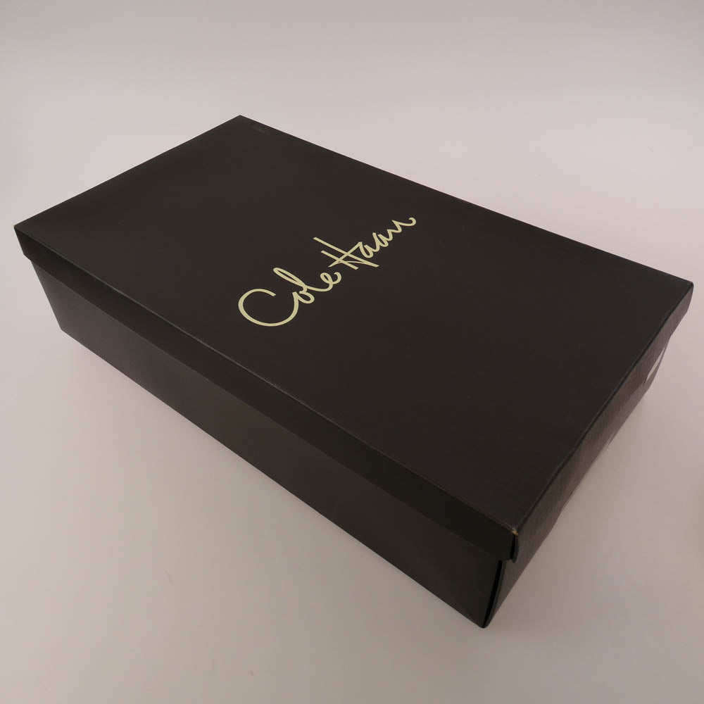 COLE HAAN コールハーン バックジップ レザー ロング ブーツ ブラウン系 7B【中古】