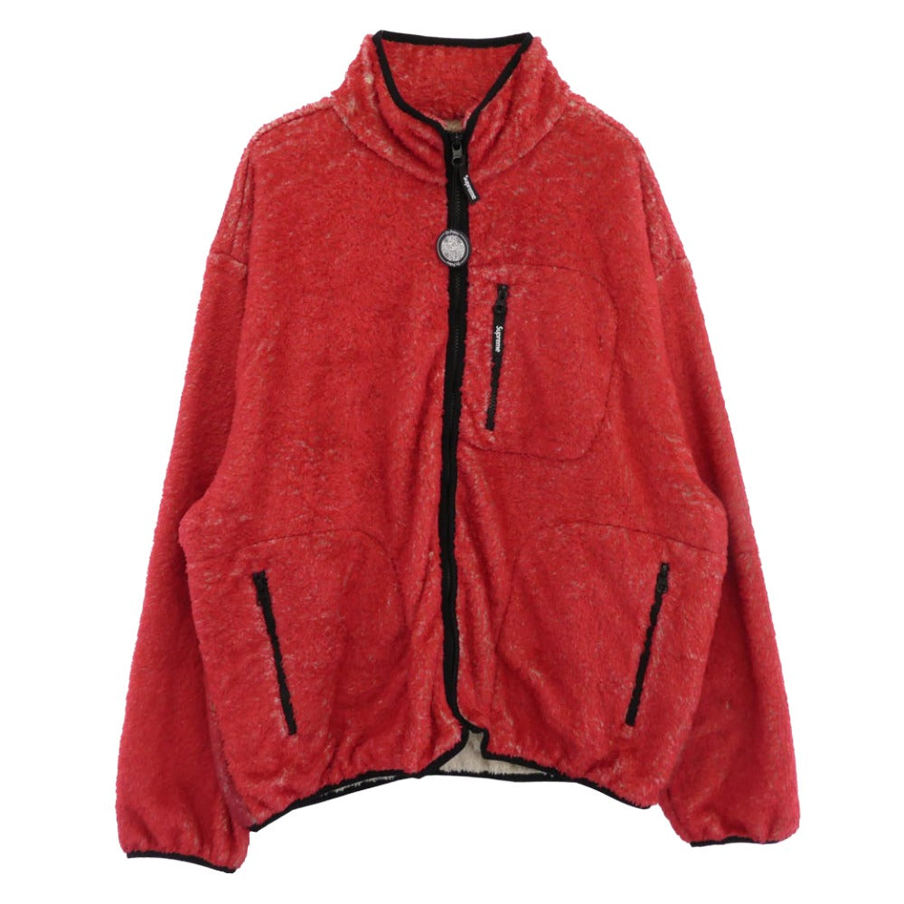 Supreme シュプリーム 24AW Kate Moss Fleece Jacket ケイト モス フリース ジャケット レッド系 L【極上美品】【中古】