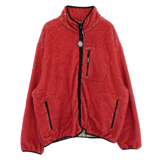 Supreme シュプリーム 24AW Kate Moss Fleece Jacket ケイト モス フリース ジャケット レッド系 L【極上美品】【中古】