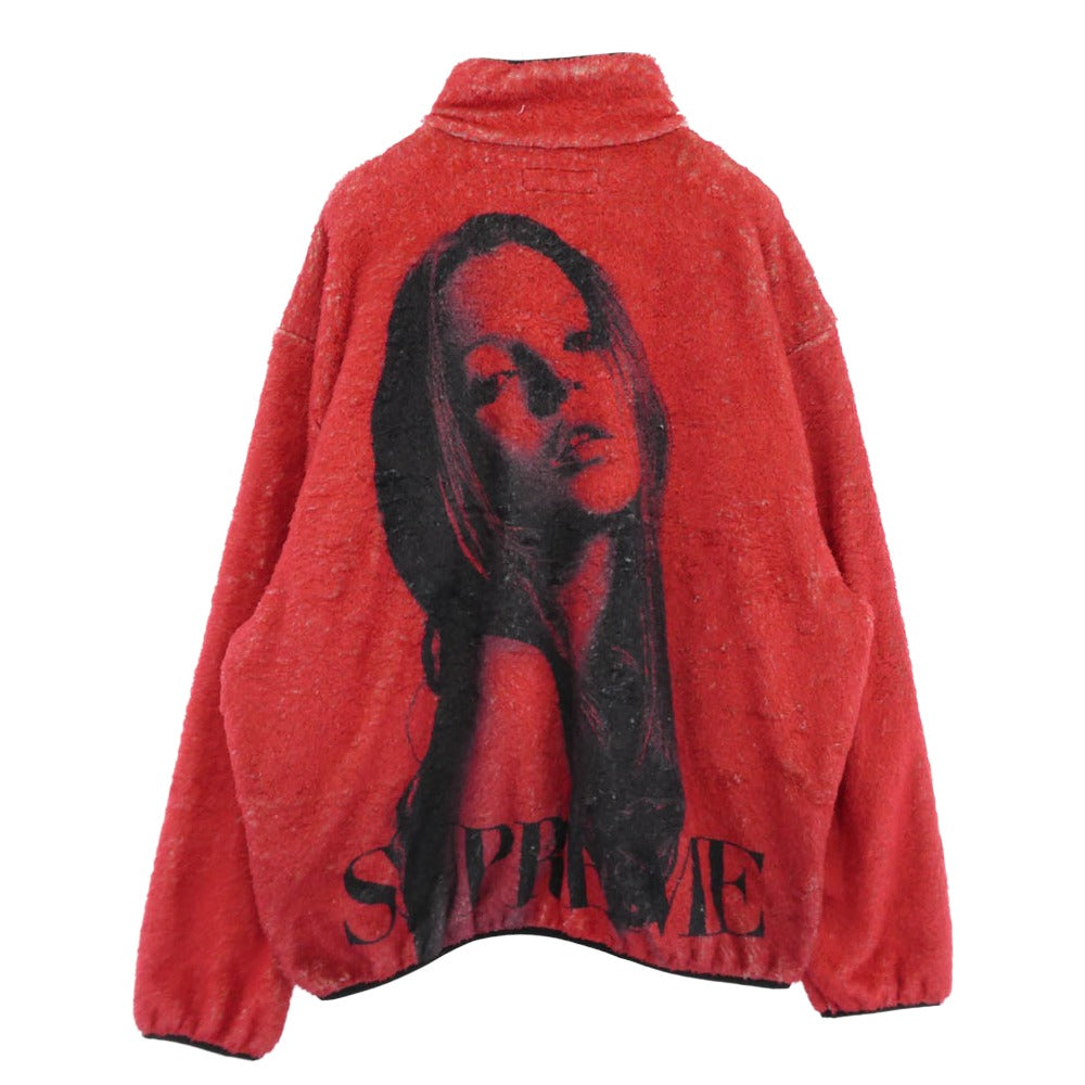 Supreme シュプリーム 24AW Kate Moss Fleece Jacket ケイト モス フリース ジャケット レッド系 L【極上美品】【中古】