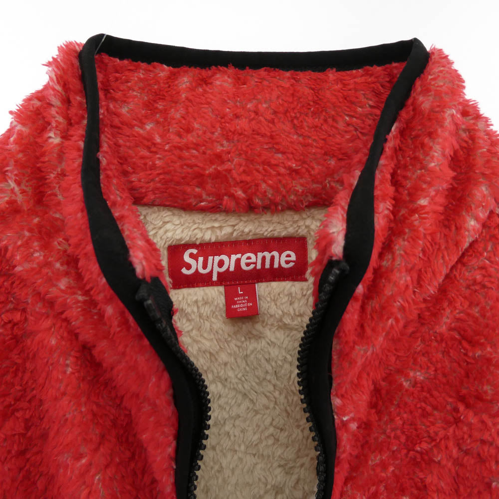 Supreme シュプリーム 24AW Kate Moss Fleece Jacket ケイト モス フリース ジャケット レッド系 L【極上美品】【中古】