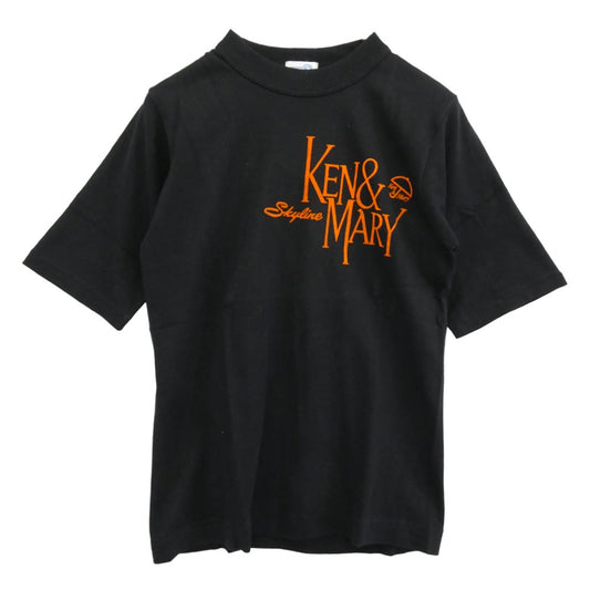70s SKYLINE GT-R KEN&MARY スカイライン ケンメリ Tシャツ ブラック系 M【中古】
