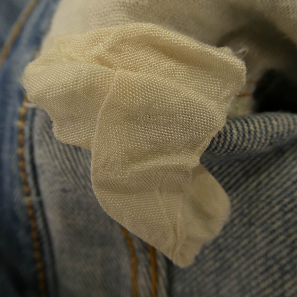 Levi's リーバイス 501 501 66後期 ボタン裏刻印6 スモールe デニムパンツ ジーンズ ライトブルー系 31×34【中古】