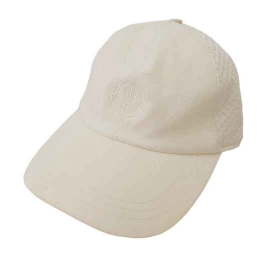 MONCLER モンクレール I10933B00035 Embroidered Logo Baseball cap ロゴ ベースボール キャップ オフホワイト系 55~62(UNI)【中古】