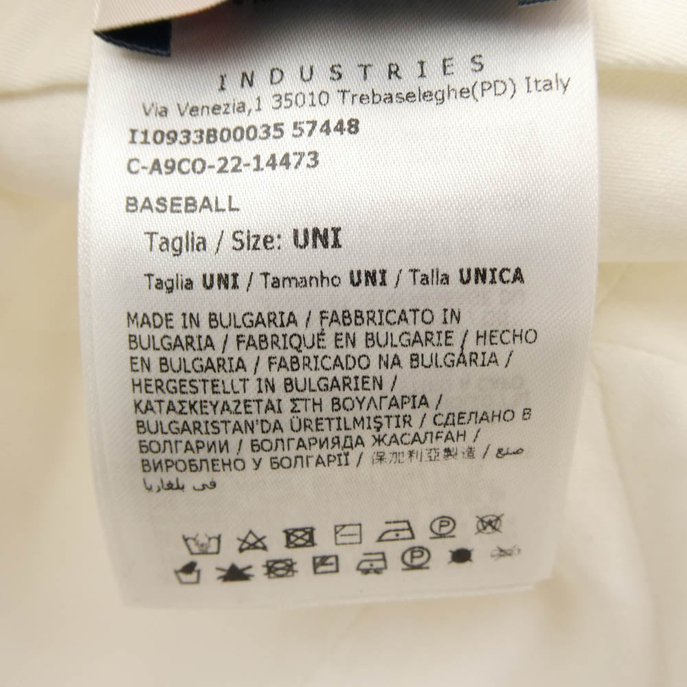 MONCLER モンクレール I10933B00035 Embroidered Logo Baseball cap ロゴ ベースボール キャップ オフホワイト系 55~62(UNI)【中古】