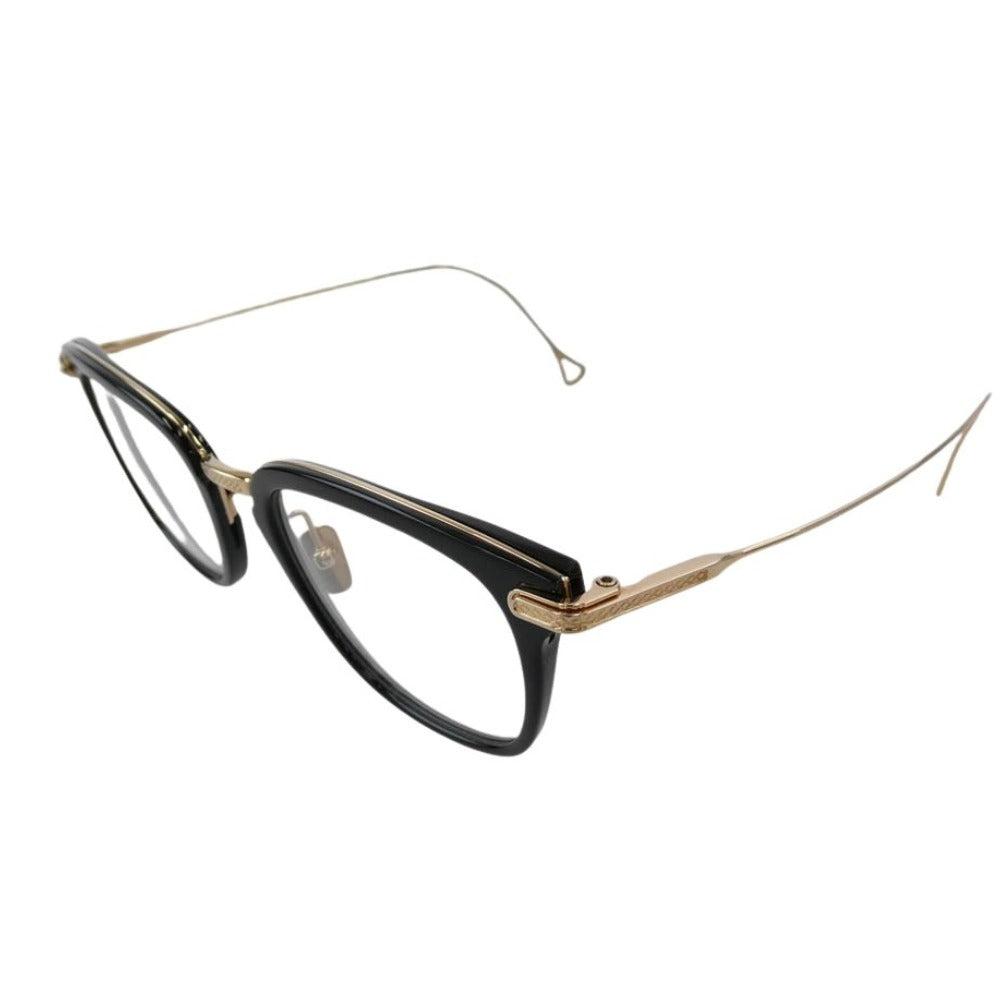 DITA ディータ DRX-2066A-50 STATESIDE-THREE 50□21-144 ウェリントン 度入り メガネ 眼鏡 ブラック系 ゴールド系【中古】