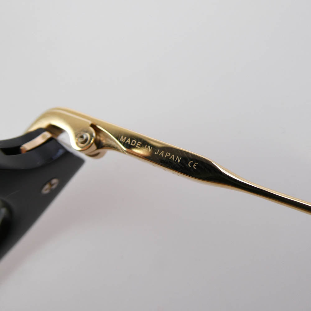 DITA ディータ DRX-2066A-50 STATESIDE-THREE 50□21-144 ウェリントン 度入り メガネ 眼鏡 ブラック系 ゴールド系【中古】
