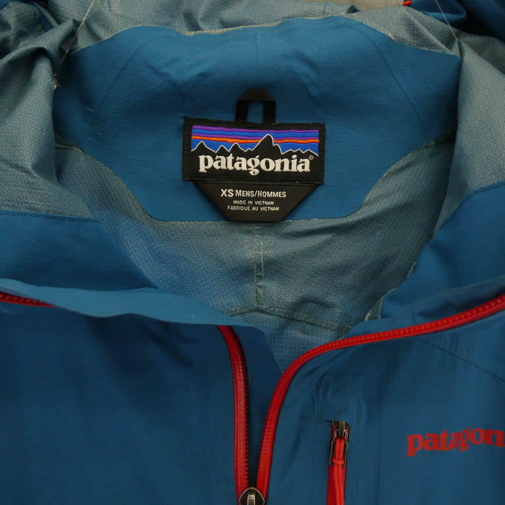 patagonia パタゴニア 84800 Stretch Rainshadow Jacket H2No ストレッチ レインシャドー ジャケット ブルー系 XS【中古】