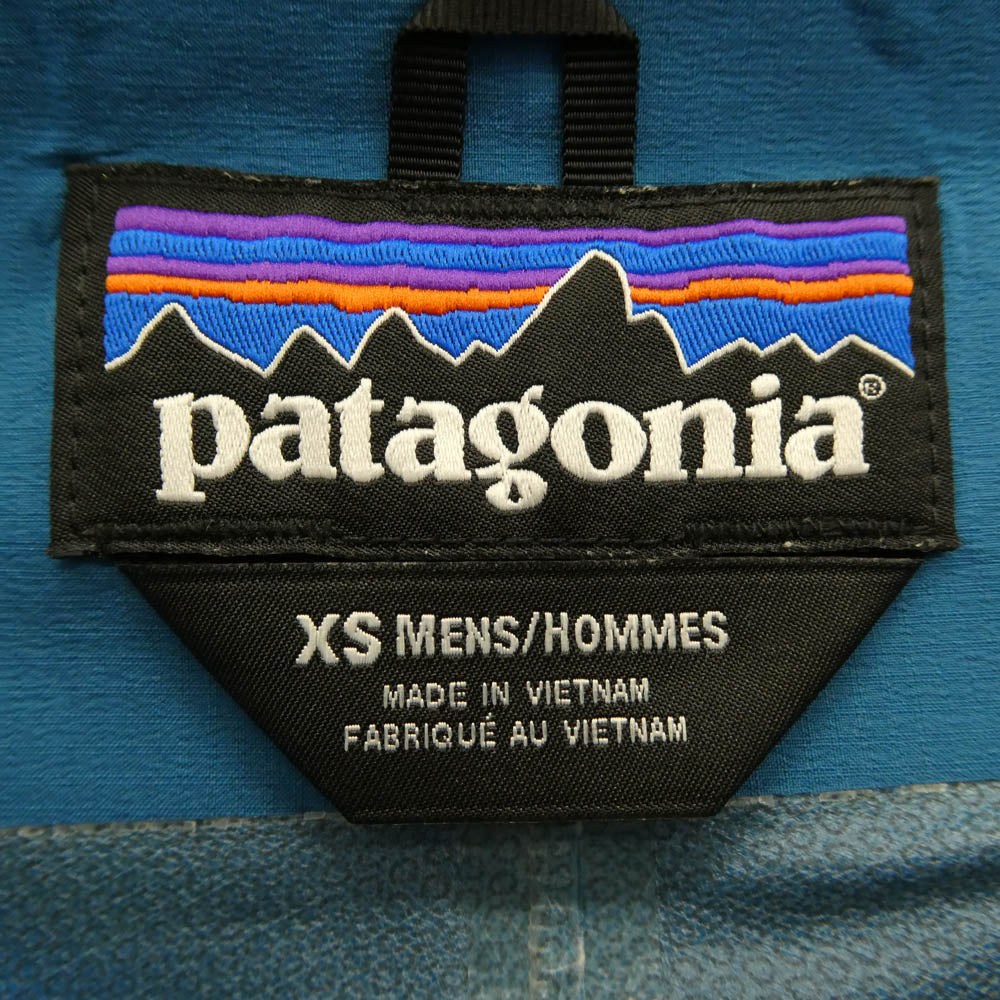 patagonia パタゴニア 84800 Stretch Rainshadow Jacket H2No ストレッチ レインシャドー ジャケット ブルー系 XS【中古】