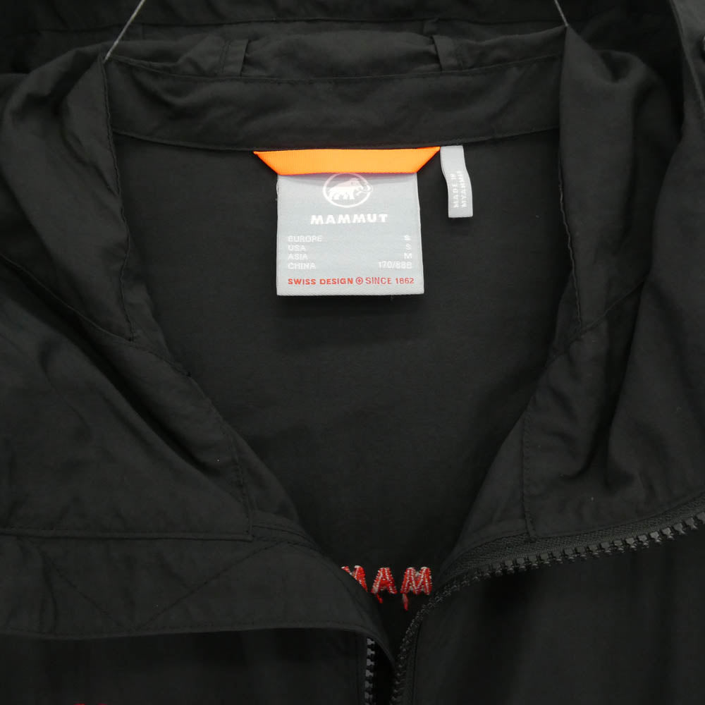 Mammut マムート 1012-00510 Hiking WB HddJk ジップ ナイロン フーディ ジャケット ブラック系 M【中古】