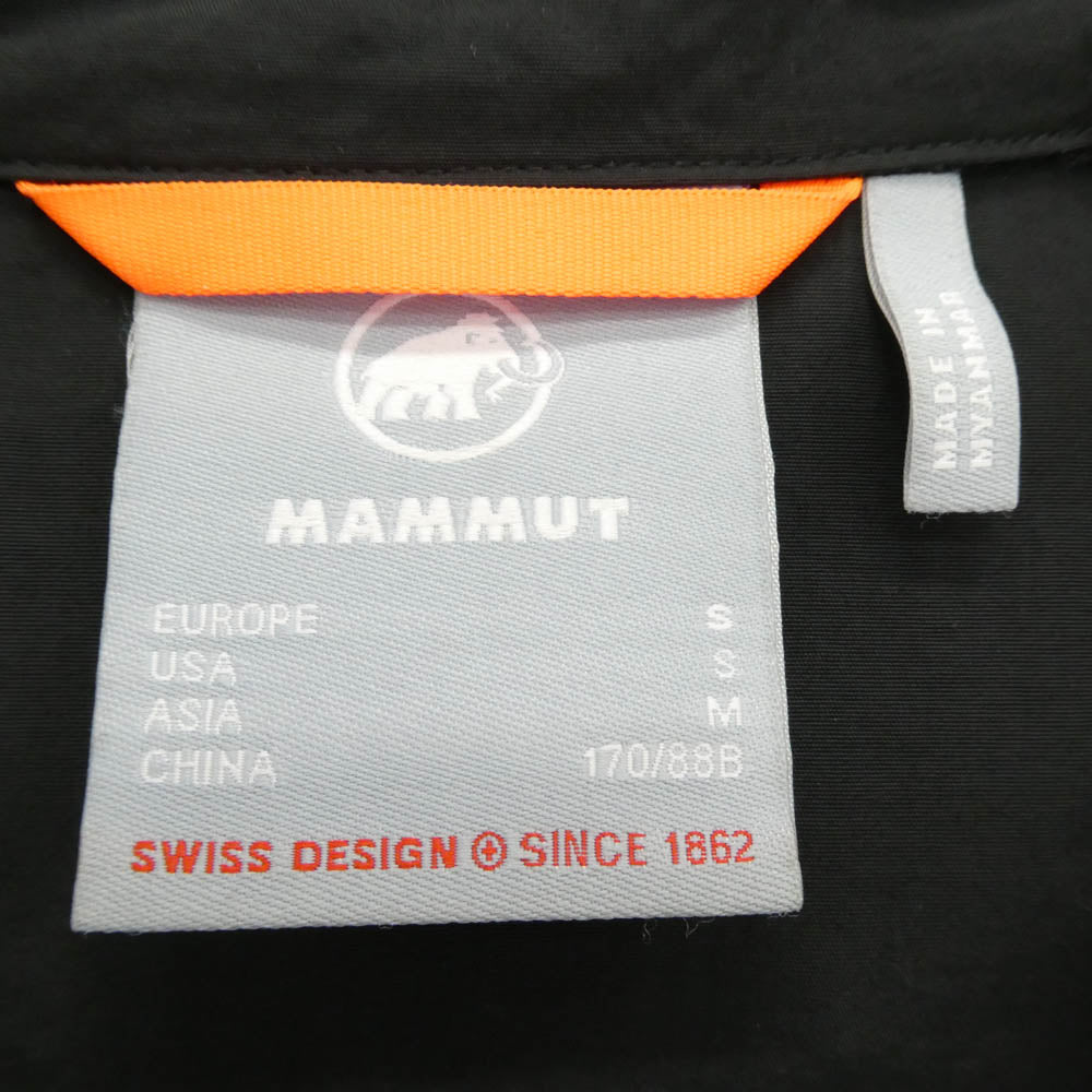 Mammut マムート 1012-00510 Hiking WB HddJk ジップ ナイロン フーディ ジャケット ブラック系 M【中古】