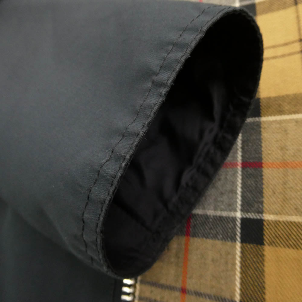 Barbour バブアー BEDALE ビデイル ノンワックス ジャケット ロゴピンバッチ付 36 ダークネイビー系 36【中古】