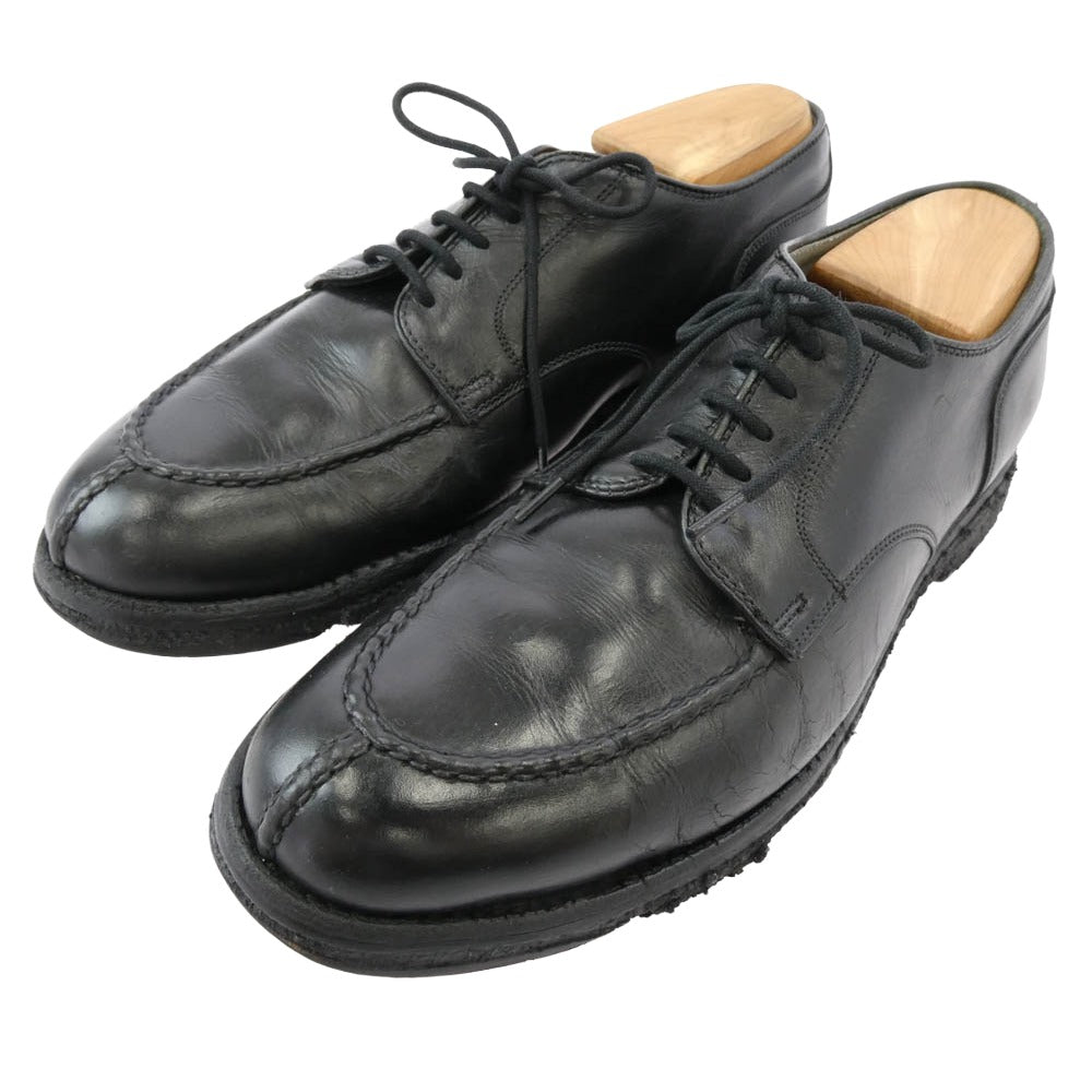 ALDEN オールデン 924C Ｖチップ ノルウィージャンフロント ブルーチャー オックスフォード シューズ ブラック系 8E【中古】