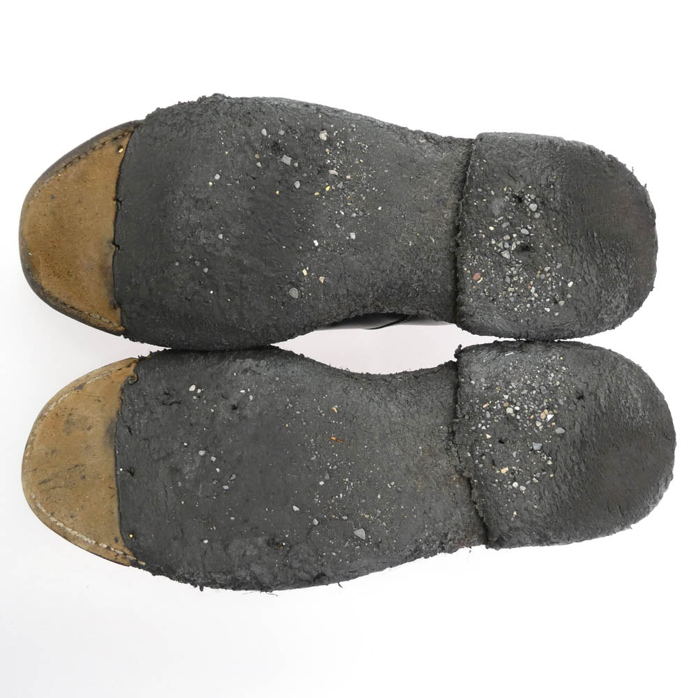 ALDEN オールデン 924C Ｖチップ ノルウィージャンフロント ブルーチャー オックスフォード シューズ ブラック系 8E【中古】