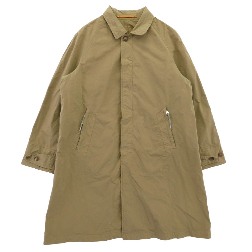 Scye サイ 5216-71618 SCYE BASICS 高密度タフタ 製品染 ステンカラーコート ベージュ系 38【中古】