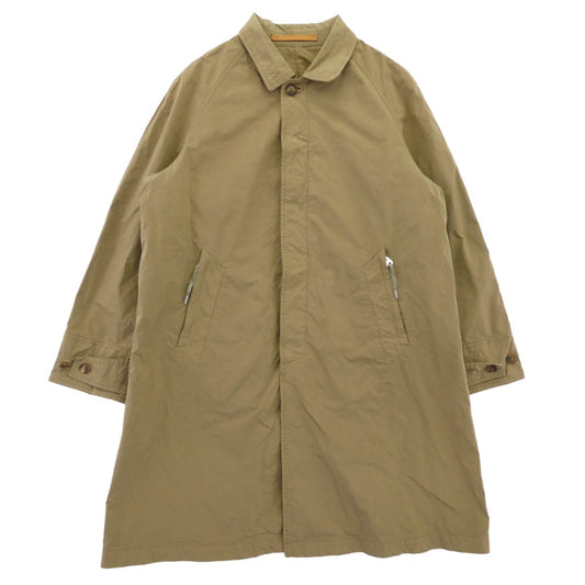 Scye サイ 5216-71618 SCYE BASICS 高密度タフタ 製品染 ステンカラーコート ベージュ系 38【中古】