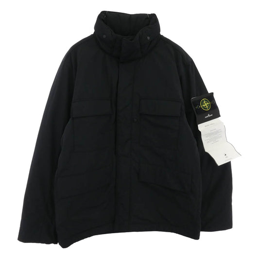 STONE ISLAND ストーンアイランド K2S154100049S0026 Micro Twill Padded Field Jacket 腕章ロゴワッペン付き マイクロツイル 中綿 フィールドジャケット ブラック系 M【中古】