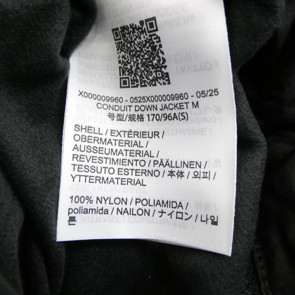 ARC'TERYX アークテリクス 25AW X000009960 VEILANCE ヴェイランス CONDUIT DOWN JACKET コンデュイット ダウンジャケット ブラック系 S【極上美品】【中古】