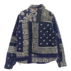 VISVIM ビズビム WMV 0318205013011 KERCHIEF DOWNJKT W (VT.BANDANA) バンダナ ダウン シャツジャケット ブルー ネイビー系 2【中古】