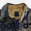 VISVIM ビズビム WMV 0318205013011 KERCHIEF DOWNJKT W (VT.BANDANA) バンダナ ダウン シャツジャケット ブルー ネイビー系 2【中古】