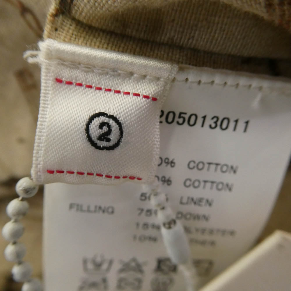 VISVIM ビズビム WMV 0318205013011 KERCHIEF DOWNJKT W (VT.BANDANA) バンダナ ダウン シャツジャケット ブルー ネイビー系 2【中古】