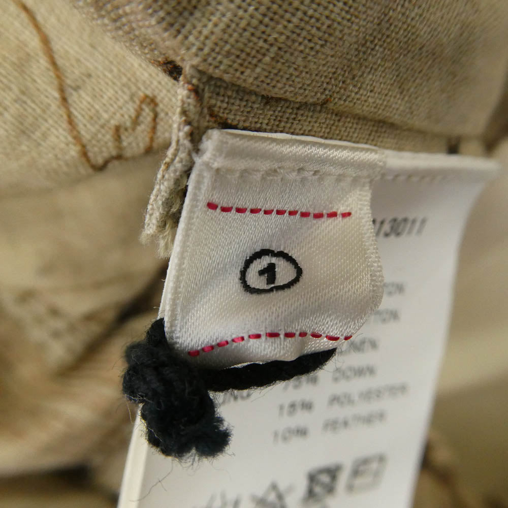 VISVIM ビズビム WMV 0318205013011 KERCHIEF DOWNJKT W (VT.BANDANA) バンダナ ダウン シャツジャケット ブラック ブラック系 1【中古】