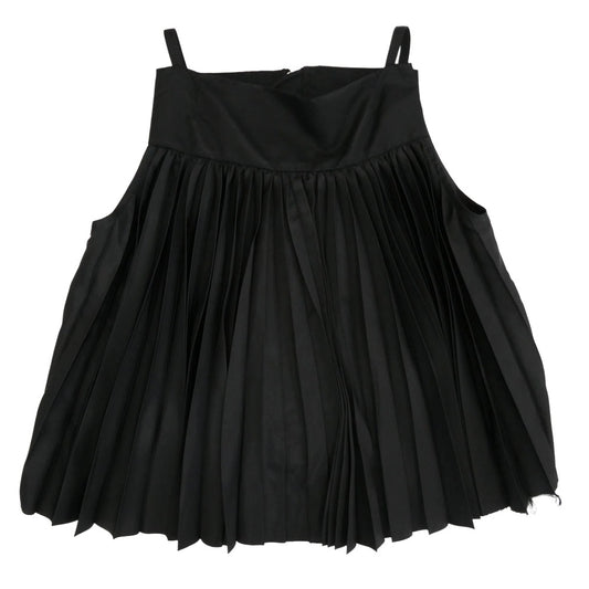 Sacai サカイ 24-07245 Camisole Shirt MA-1ドッキング 異素材切替 バックプリーツ カットソー キャミソール ベスト タンクトップ ブラック系 3【中古】