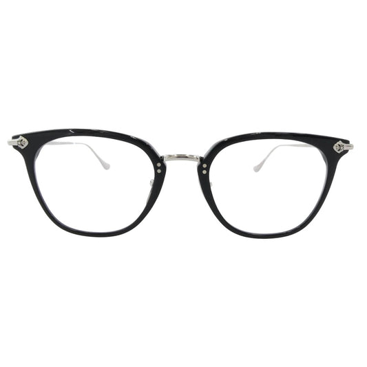 CHROME HEARTS クロムハーツ（原本無） SHAGASS BK SS サイドクロステンプル メガネ 眼鏡 アイウェア ブラック系 シルバー系【中古】