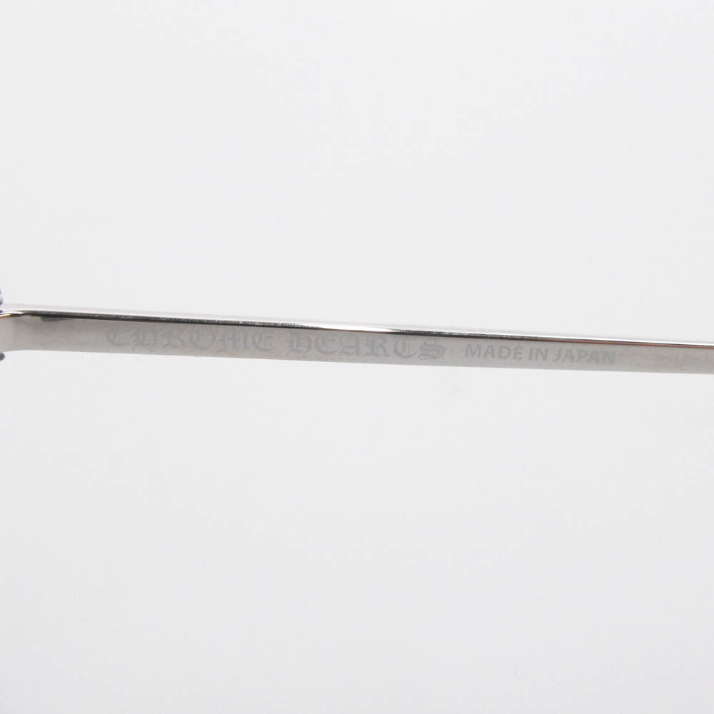 CHROME HEARTS クロムハーツ（原本無） SHAGASS BK SS サイドクロステンプル メガネ 眼鏡 アイウェア ブラック系 シルバー系【中古】