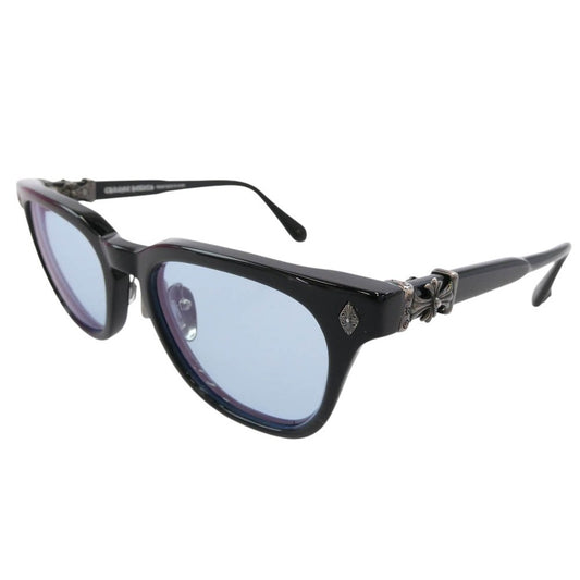 CHROME HEARTS クロムハーツ（原本無） 購入時冊子付属 PUMP ME パンプミー 度入り アイウェア メガネ 眼鏡 ブラック系【中古】