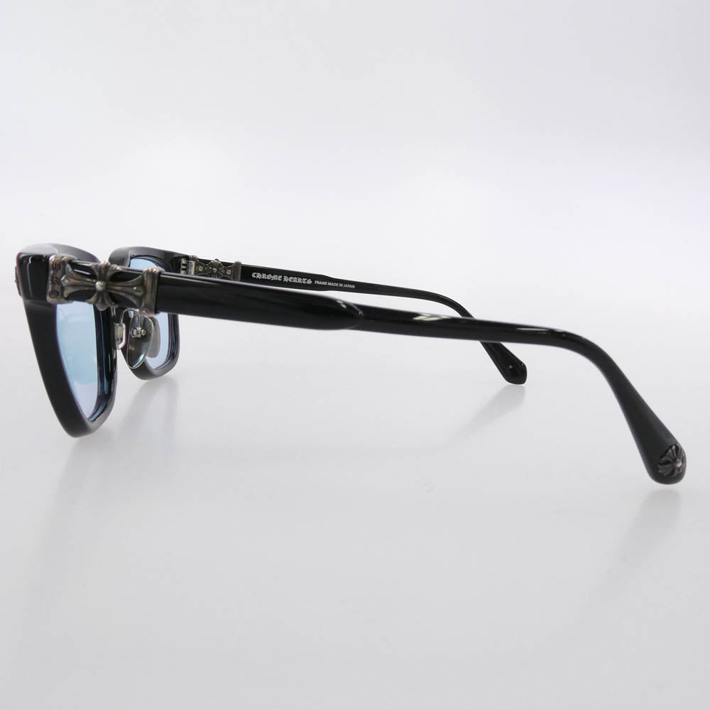 CHROME HEARTS クロムハーツ（原本無） 購入時冊子付属 PUMP ME パンプミー 度入り アイウェア メガネ 眼鏡 ブラック系【中古】